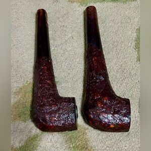 Rustic Brown Vintage Bubble Blowing Pipes